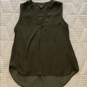 Vince Camuto V-Neck Rumple Blouse, S